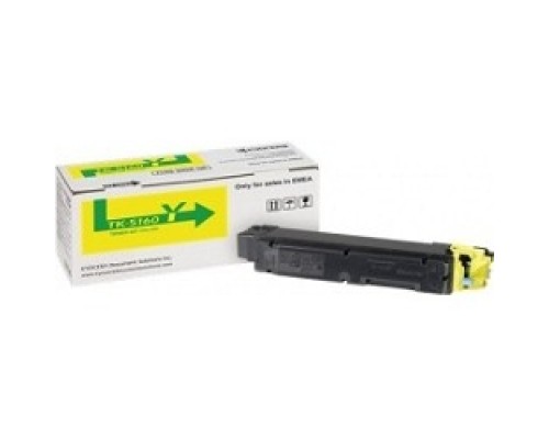 [Расходные материалы] Kyocera-Mita TK-5160Y Тонер-картридж, Yellow {P7040cdn (12 000 стр.)}