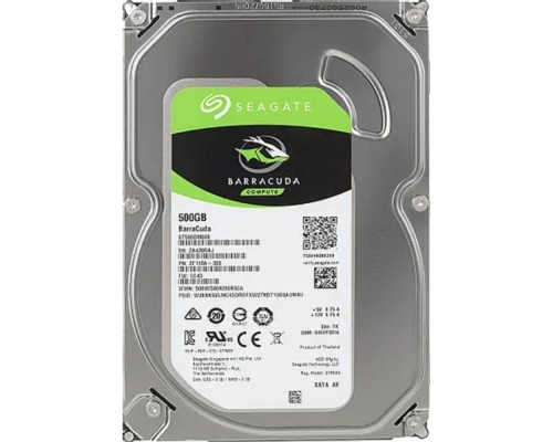 [Жесткий диск] 500Gb Seagate Barracuda (ST500DM009) {SATA 6 Гбит/с, 7200 rpm, 32mb buffer}