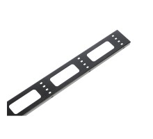 ЦМО Вертикальный кабельный органайзер для стойки внешний с окнами, ширина 95мм 42U, цвет черный  (ВКО-СТК-42-9005)