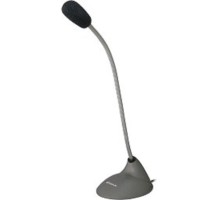 Defender MIC-111 Микрофон компьютерный, серый, кабель 1,5 м [64111]