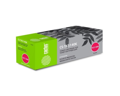 [расходные материалы] CACTUS TK-5140 BK  Картридж для Kyocera ECOSYS M6030cdn/M6530cdn/P6130cdn, 7K