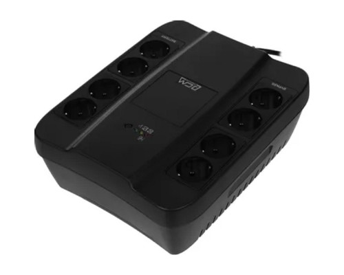 [ИБП] PowerCom Spider SPD-650N ИБП {OffLine, 650VA/390W, Tower, 8xEURO: 4 с резервным питанием, 4 с фильтрацией} (332714)