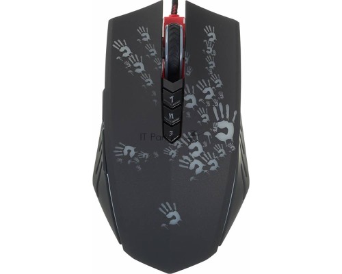 Мышь A4Tech Bloody A6 Blazing black Laser (4000dpi) USB Gaming (8but)