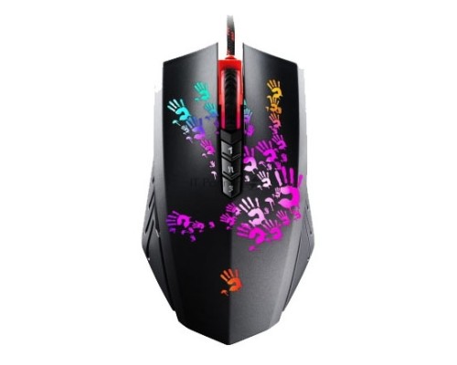 Мышь A4Tech Bloody A6 Blazing black Laser (4000dpi) USB Gaming (8but)
