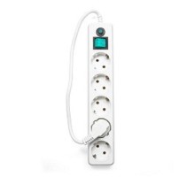 Гарнизон Сетевой фильтр EHLW-4 0,5 м 5 розеток белый 
