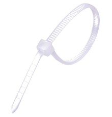 Exegate EX253846RUS Стяжка нейлоновая, неоткрывающаяся. Exegate <CV-100W>, 100мм, упак. 100шт White