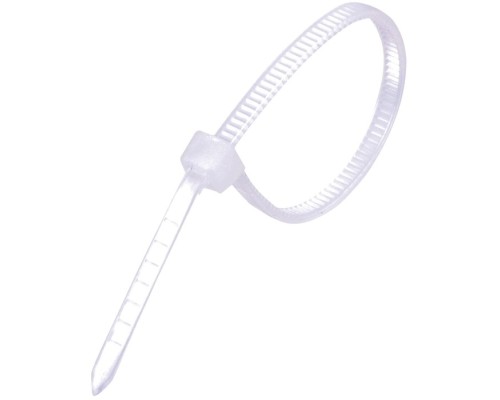 [Аксессуар] Exegate EX253846RUS Стяжка нейлоновая, неоткрывающаяся. Exegate <CV-100W>, 100мм, упак. 100шт White