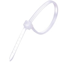 Exegate EX253848RUS Стяжка нейлоновая, неоткрывающаяся. Exegate <CV-150W>, 150мм, упак. 100шт White