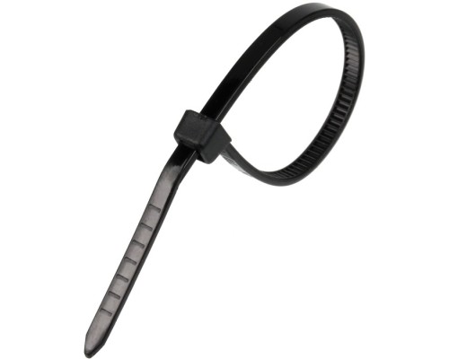 [Аксессуар] Exegate EX253852RUS Стяжка нейлоновая, неоткрывающаяся. Exegate <CV-200B>, 200мм, упак. 100шт Black