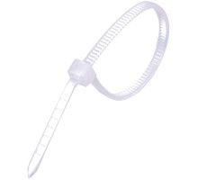 Exegate EX253850RUS Стяжка нейлоновая, неоткрывающаяся. Exegate <CV-200W>, 200мм, упак. 100шт White