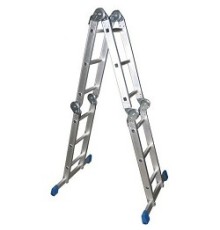 СИБИН Лестница-трансформер алюминиевая 4 x 3 ступ [38851]