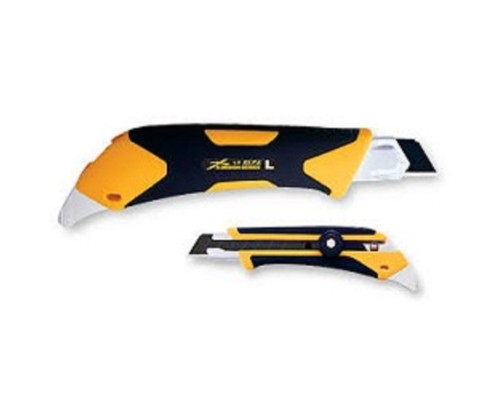 [Штукатурно -малярный инструмент] Нож OLFA, двухкомпонентный корпус, трещоточный фиксатор, 18мм [OL-L-5]