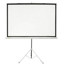 Экран Cactus Triscreen CS-PST-150X150 150х150 см 1:1, напольный белый