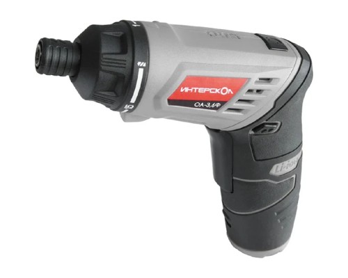 [Дрель, Шуруповерт] ИНТЕРСКОЛ ОА-3,6Ф аккумуляторная отвертка [433.0.1.00] {(Li-ion, кейс)}