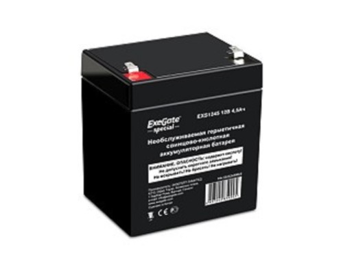 [батареи] Exegate ES252439RUS Аккумуляторная батарея DT 12045 (12V 4.5Ah, клеммы F1)