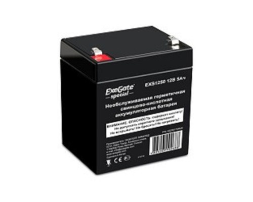 [батареи] Exegate ES255175RUS Аккумуляторная батарея DTM 1205/EXS1250 (12V 5Ah, клеммы F1)