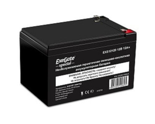 [батареи] ExeGate ES255176RUS DT 1212 (12V 12Ah, клеммы F2)