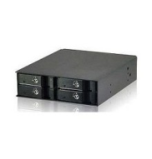 Procase G2-104-SAS12-BK {Hot-swap корзина 4 SATA3/SAS 12G,черный,с замком,hotswap mobie rack 2,5