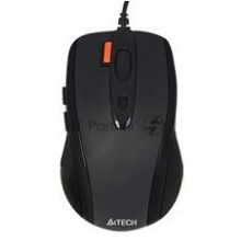 Мышь проводная A4Tech N-70FX черный, 1600 dpi, USB, кнопки - 7