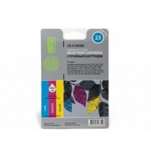 CACTUS C1823D Картридж струйный CS-C1823D №23 голубой/пурпурный/желтый для HP DJ 712c/720c/722c/810/812c/815c/830C/832C (39мл)