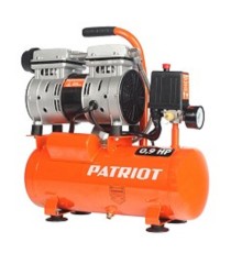 PATRIOT WO 10-120 Компрессор [525306370] {Безмасляный; Мощн.: 0,65 кВт; Напр.230В.Об. дв.: 2850 об/мин; Производ.: 120 л/мин; Объем ресивера: 10 л; Давление: 8 бар}
