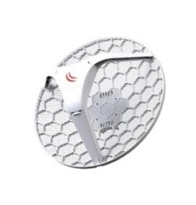 MikroTik RBLHG5kit (RBLHG-5nD-3) (Dual Chain 5Ghz 802.11an 24.5dBi Integrated antenna, 600MHz COU, 64MB RAM, 1x LAN, POE, PSU,RouterOS L3, International version)