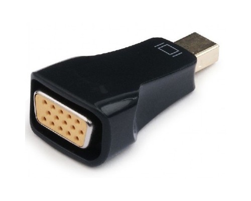 [переходник] Cablexpert Переходник miniDisplayPort - VGA A-mDPM-VGAF-01, 20M/15F, черный, пакет