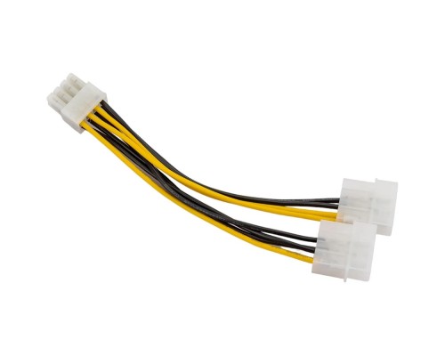 [кабели] Cablexpert Разветвитель питания 2xMolex->PCI-Express 8pin, для подключения в/к PCI-Е (8pin) к б/п ATX (CC-PSU-81)
