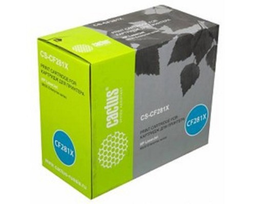 [расходные материалы] CACTUS CF281X Картридж для HP LJ Enterprise M605n/M606dn/M630h (25000 стр.) с чипом