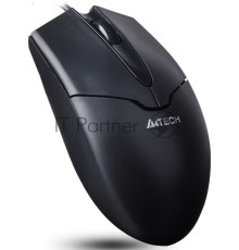 Мышь проводная A4Tech OP-550NU черный, 1000 dpi, USB, кнопки - 3