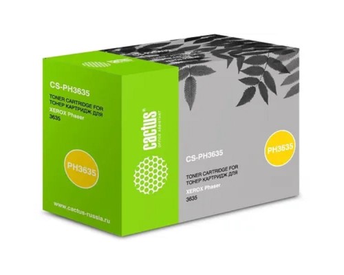 [расходные материалы] CACTUS 108R00796 Картридж Xerox Phaser 3635, 10K