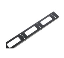 ЦМО Вертикальный кабельный органайзер для стойки внешний с окнами, ширина 95мм 49U, цвет черный (ВКО-СТК-49-9005)