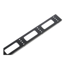 ЦМО Вертикальный кабельный органайзер для стойки внешний с окнами, ширина 95мм 49U, цвет черный (ВКО-СТК-49-9005)