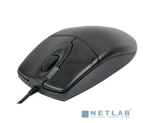 Мышь проводная A4Tech OP-620D черный, 1000 dpi, USB, кнопки - 4