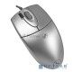 Мышь проводная A4Tech OP-620D серебряный, 1000 dpi, USB, кнопки - 4