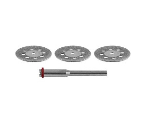 [Диски отрезные, пильные, шлифовальные] Круг STAYER алмазный отрезной, с оправкой, 3шт [29913-H3]