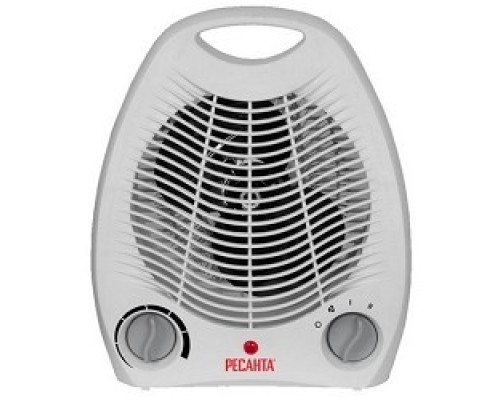 [Тепловые пушки] Ресанта ТВС-1 [67/2/1] Тепловентилятор { спиральный, вентилятор/1000/2000 Вт, защита от перегрева }