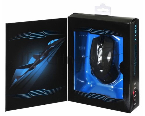 Мышь Oklick 715G Wired Gaming Mouse 6butt, 800/1200/1600 DPI USB