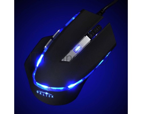 Мышь Oklick 715G Wired Gaming Mouse 6butt, 800/1200/1600 DPI USB
