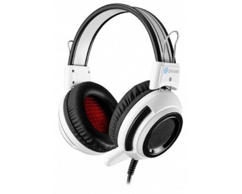 [Наушники и микрофоны] Oklick HS-G300 белый/черный {2.5м мониторы оголовье (AH-V1W)} [361558]