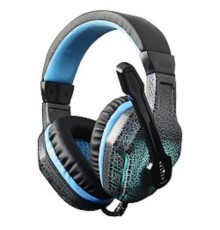 Oklick HS-L400G черно-синие{1.8m мониторы оголовье (NO-3000 LED)} [359480]