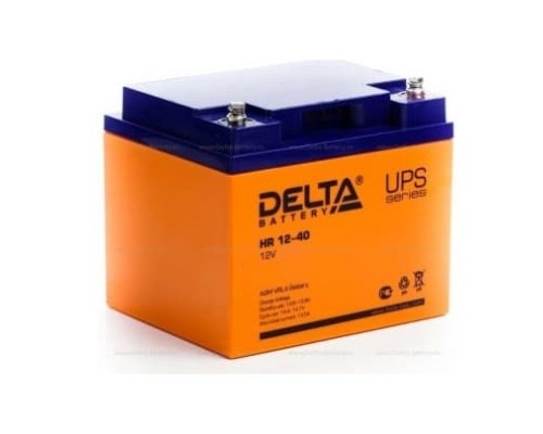 [батареи] Delta HR 12-40 (40 Ач, 12В) свинцово- кислотный  аккумулятор  
