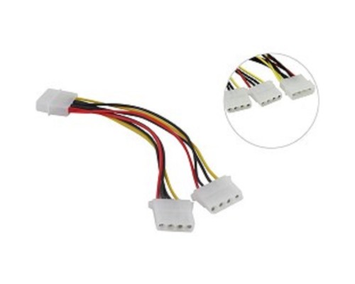 [кабели] VCOM VPW7570 Размножитель питания IDE-устройств (1-> 2 big, 5+12V) 