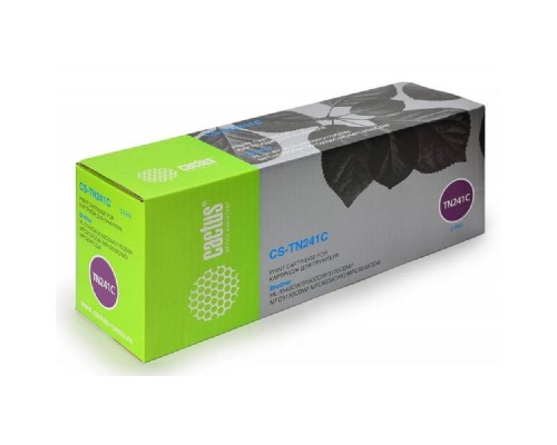 [расходные материалы] Тонер-картридж Cactus CS-TN241C голубой для Brother HL-3170CDW (1400стр.)