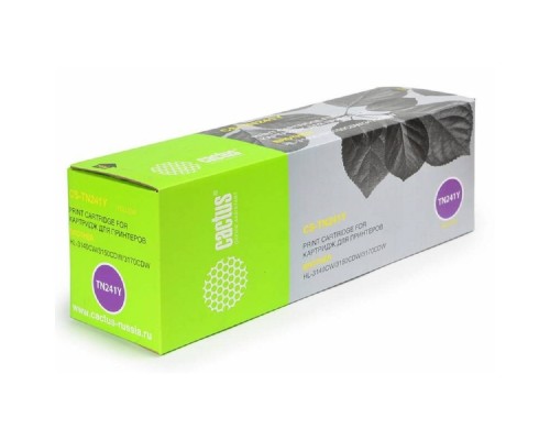 [расходные материалы] Тонер Картридж Cactus CS-TN241Y желтый для Brother HL-3170CDW (1400стр.)