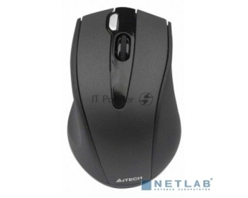 Мышь беспроводная A4Tech G9-500F черный, 1200 dpi, радиоканал, USB, кнопки - 4