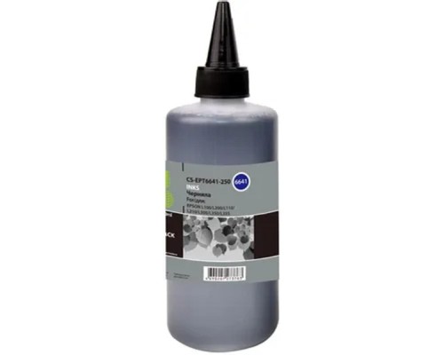 [расходные материалы] CACTUS Чернила CS-EPT6641-250 черный 250мл для Epson L100/L110/L120/L132/L200/L210/L222/L300/L312/L350/L355/L362/L366/L456/L550/L555/L566/L1300