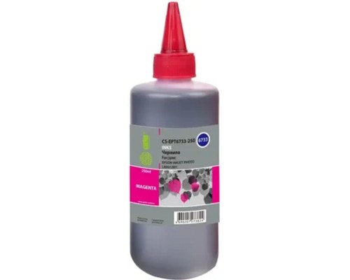 [расходные материалы] CACTUS Чернила CS-EPT6733-250 пурпурный 250мл для Epson L800/L810/L850/L1800
