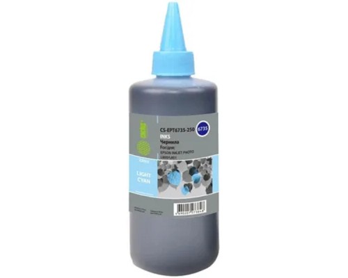 [расходные материалы] CACTUS Чернила CS-EPT6735-250 светло-голубой 250мл для Epson L800/L810/L850/L1800