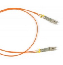 Hyperline FC-D2-50-LC/­PR-LC/­PR-H-2M-LSZH-OR (FC-50-LC-LC-PC-2M) Патч-корд волоконно-оптический (шнур) MM 50/­125, LC-LC, 2.0 мм, duplex, LSZH, 2 м
